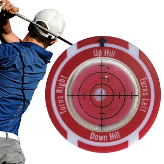 Golf Putt Green Reader Vysoce přesná kompaktní velikost Přenosná zelená pomůcka na čtení Bubble Level Golf příslušenství