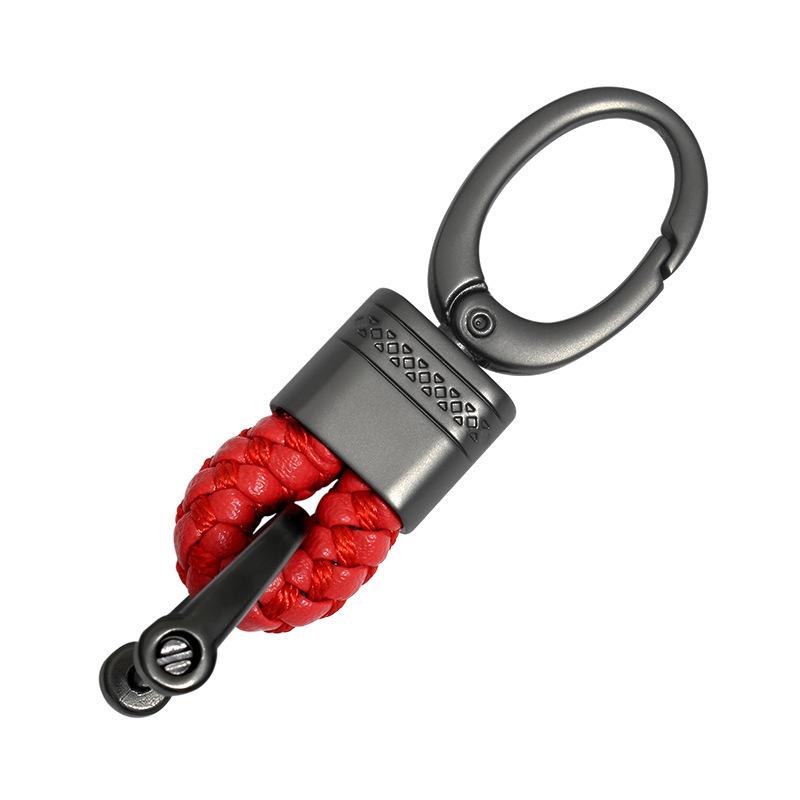 Woven Rope & Metal Keychain Pendant for Students & Couples