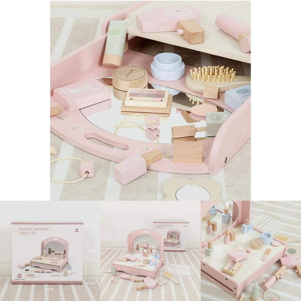 Wooden Dress Up Toy With Nordic Style For Children Role Play And Imagination Development