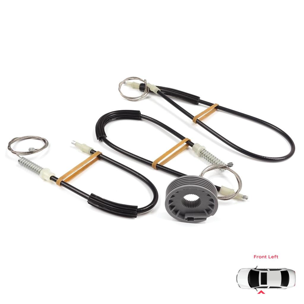 BWR5552 Window Regulator Repair Set Left Door for Mitsubishi Colt CZC Cabriolet RG 2006-2009 98031403