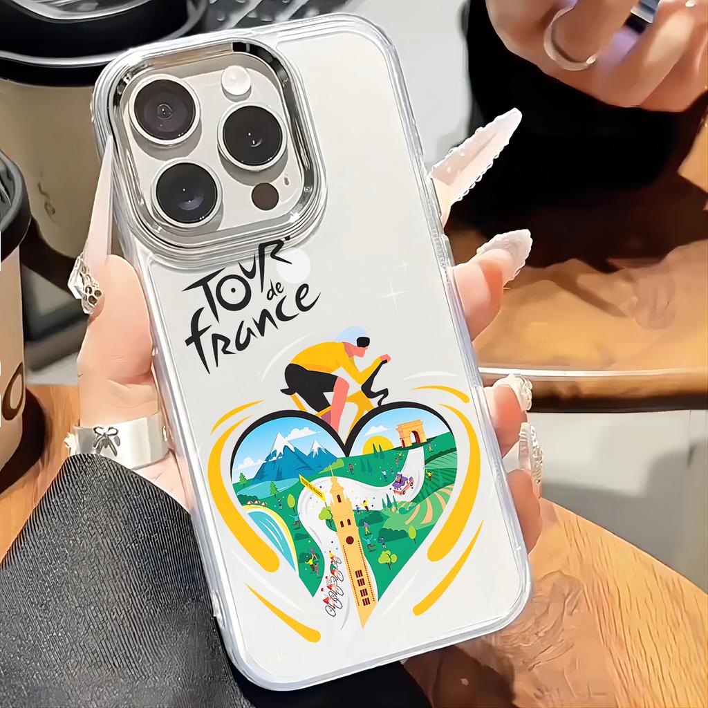 Tour De France Phone Case for Xiaomi Redmi Note A5 A3 15 14 13 14c 13c 12 11 12s 12c 10c 10 9 Pro Plus 4G 5G Transparent Cover