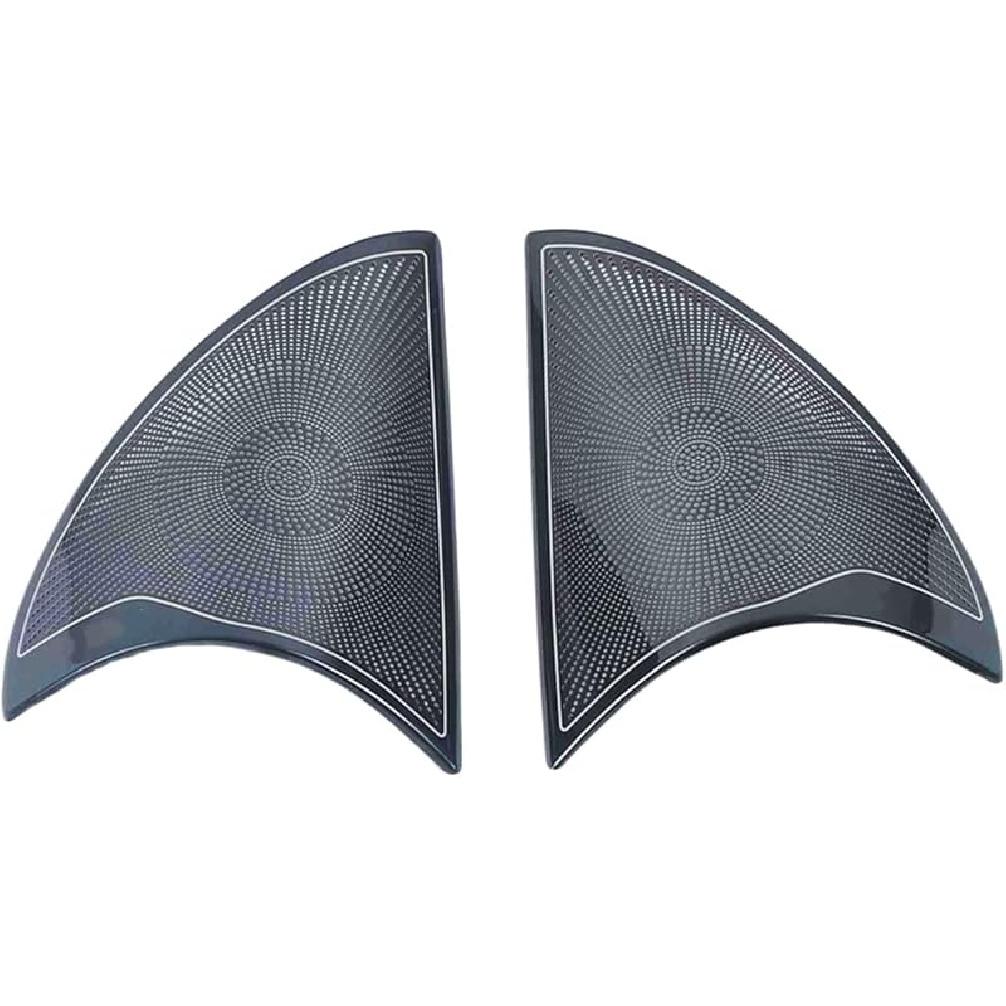 Compatible with Tesla Model Y 2021 2022 Interior Trim Car Audio Speaker Cover Sticker Door Loudspeaker Cover Under Seat Outlet Vent Trim (Color :