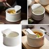 High-quality ceramic bowls, suitable for home use as dessert bowls and soup bowls, and for restaurant use as baby food stew pots and tableware.