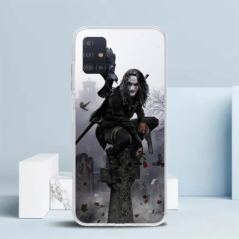 Movie The C-Crow Soft Cover for Samsung Galaxy A12 A22 A32 A52 A72 A02S Phone Case Note 20 Ultra 10 S10 Plus A51 A71 A50S A20S A