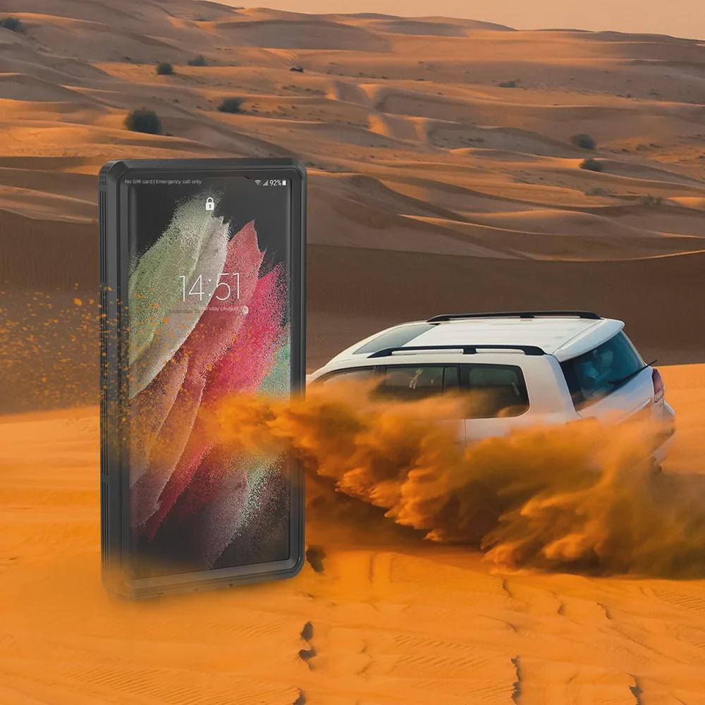 Mars War God Samsung S23 Ultra Waterproof Transparent Diving Protective Case