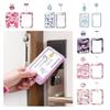 Cute Cartoon Id Card Holder With Retractable Lanyard For Work, School, And Travel