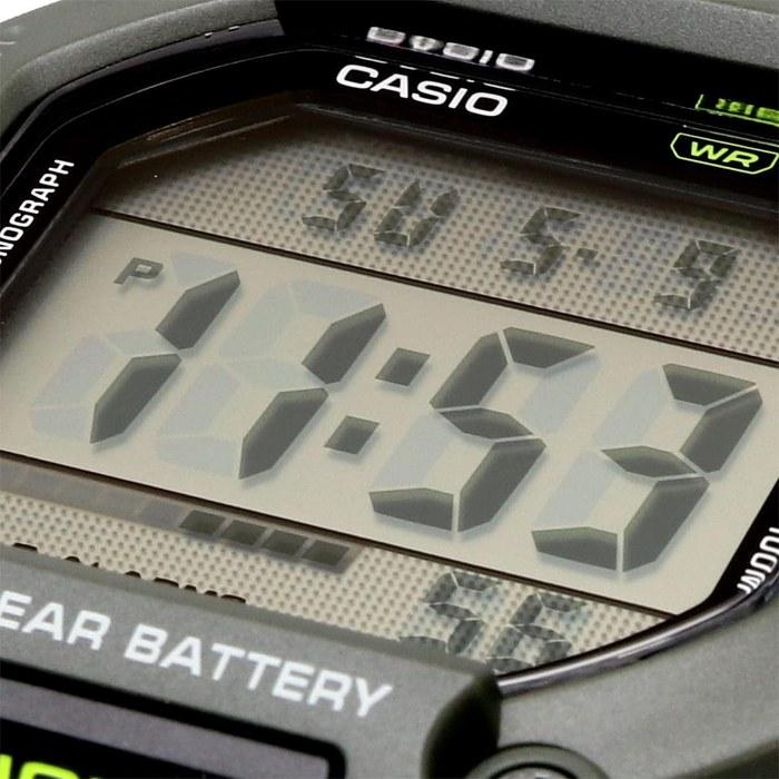 Casio Standard Digital Men's Watch AE-1600HX-3AV, Military Green, Long Strap
