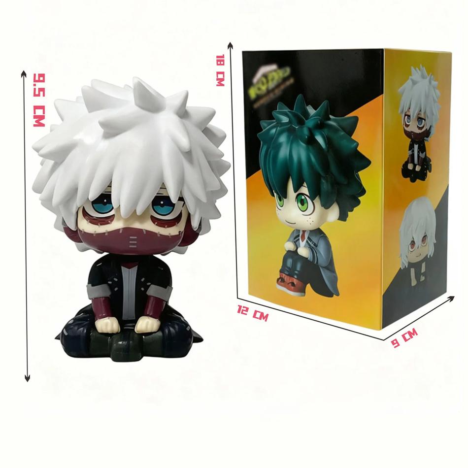 My Hero Academia Tomura Shigaraki & Dabi Chibi PVC Figure Cute Anime Figurine Collection Model Toy