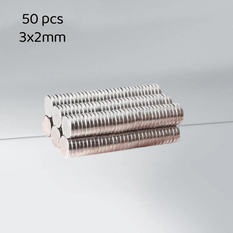50Pcs 3X2Mm 4X2Mm 5X2Mm 6X2Mm 8X2Mm 10X2Mm 5X3Mm 6X3Mm 8X3Mm 10X3Mm Mini Magnets For 3D Printing Refrigerator Office Diy Crafts
