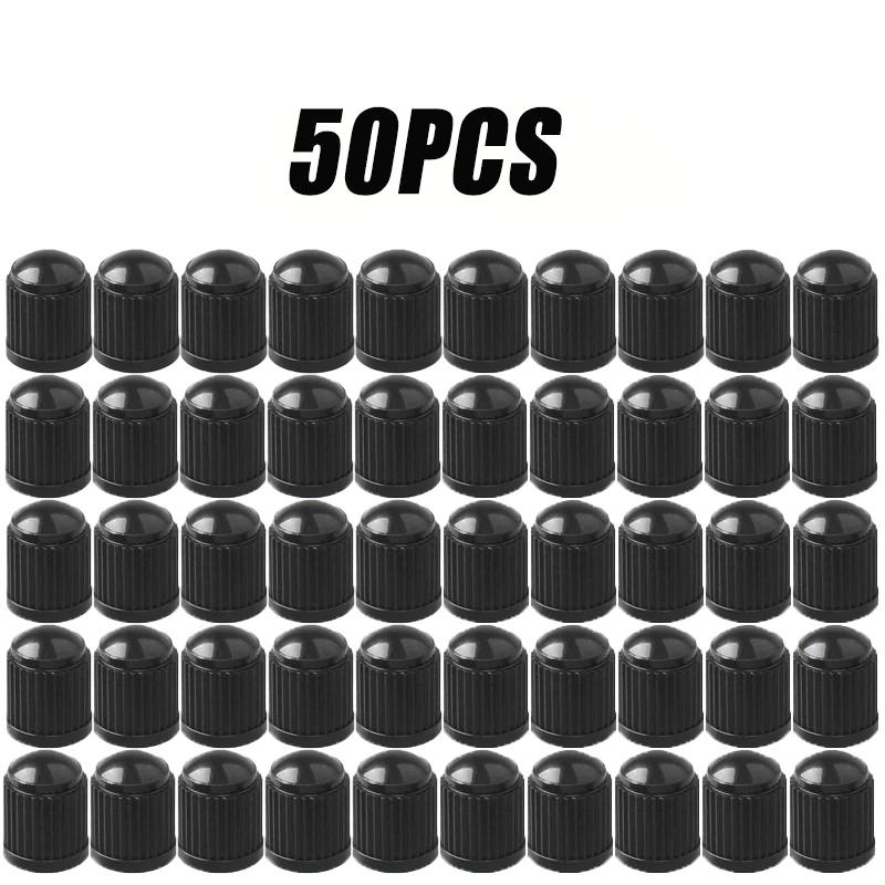 20/50PCS Car Plastic Tyre Valve Cap Colourful Dust Protection Cap with Seal Bicycle Valve Dust Protection Car Accessories Stem Caps1