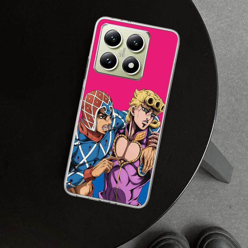 JoJo Adventure Giorno Giovanna Phone Case Cover for Xiaomi Redmi Note 15 14 13 12 11 Pro Plus 14S 12S 11S 11T 11E 10S 10 Customi