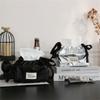 Stylish Drawstring Paper Holder Versatile Tissue Box Napkin Holder Convenient Tissue Bag Desktop Napkins Storage Case