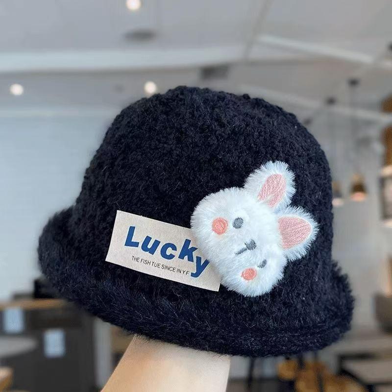 Knitted Baby Hat With Embroidered Bear Ears Warm Winter Beanie Toddlers Unisex Infant Cap