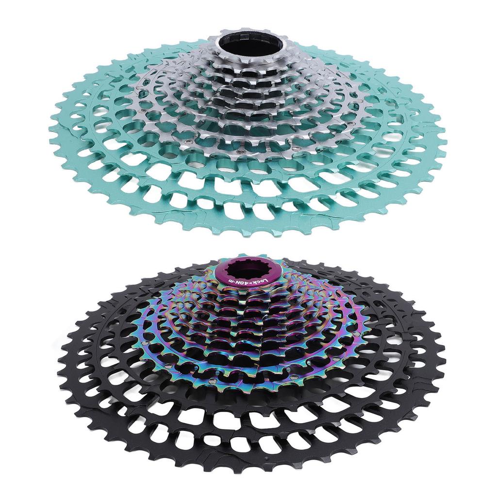 Mountain Bike Cassette 12 Speed Low Noise Hollow Design Aluminum Alloy Lightweight Cassette Sprocket