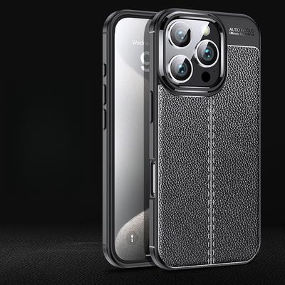 Suitable for Ip16e Business Phone Case, Apple 16promax Full Cover TPU Anti-drop Protective Case