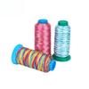DIY602 Colorful Polyester Cotton Thread, Five-color Segment Dyed Cotton Thread, High-speed Sewing Thread 602 Color Segment Dyed Polyester Silk Thread