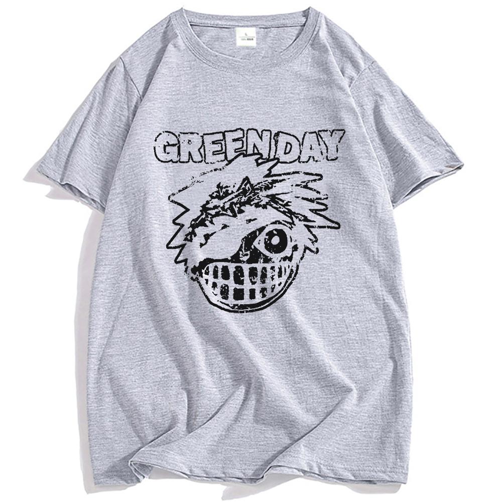 Bastard De Luxe Tee Green Day Rock Band Grunge T-shirt Short Sleeve Cotton Male Tshirts Unisex Streetwear Hip Hop Print Clothing