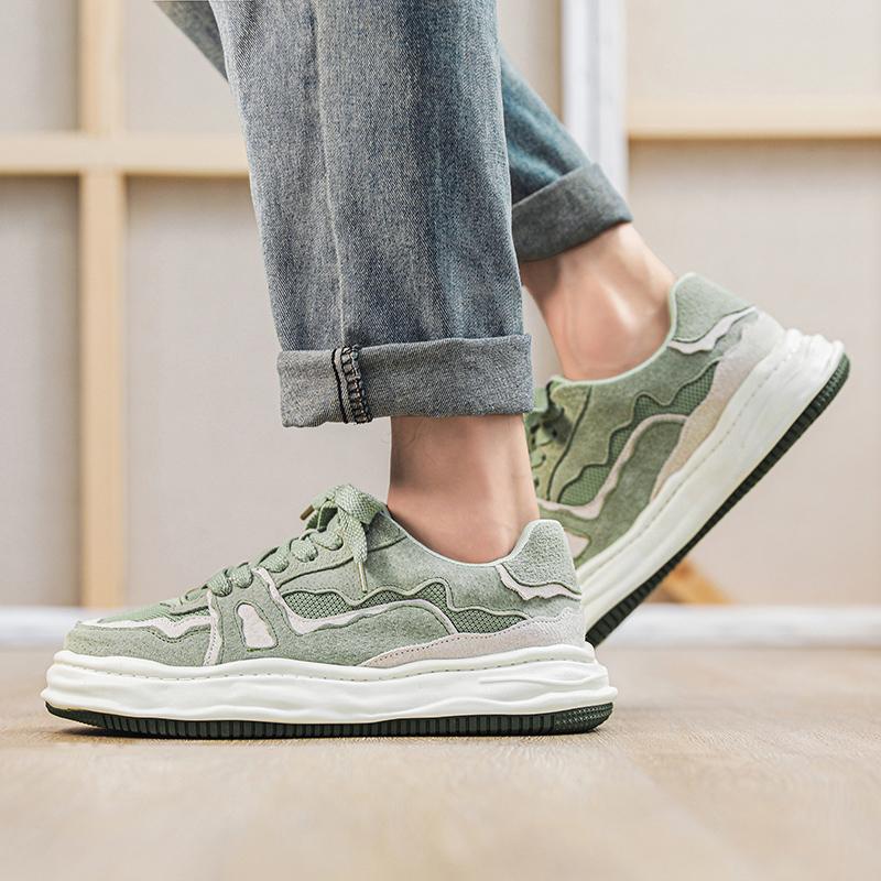 Modische vulkanisierte Sneaker Herren Neue Freizeitschuhe Streetstyle Sport Walking Canvas-Sneaker für Herren Punk Bequeme Herren-Sneaker