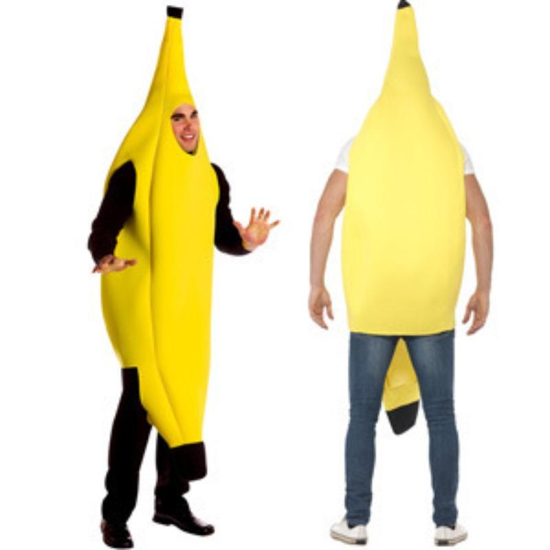 Sexy Fruit Banana Costume, Halloween Stage Costume, Bar Wedding Carnival Singles Day Party Adult Dance