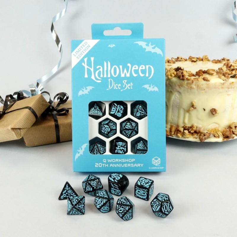20-lecie q workshop: halloweenowy zestaw kości zestaw 8 kości kostek rpg