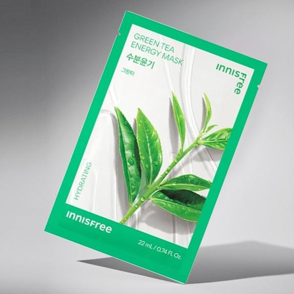Innisfree Maschera energetica al tè verde 22ml