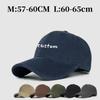 Large Size 60-65cm Customized Autumn Winter Hard Top Cotton Baseball Cap For Women Wide Brim Big Brim Peaked Caps Deep