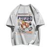 Hip Hop Streetwear Harajuku T-shirt Japanse Kanji Fish Print T-shirt 2023 Mannen Katoen Casual Korte Mouw T-shirt Japan Stijl