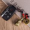 Bell Auspicious Gourd Fengshui Car Keyring Jewelry Findings Keychain Components Brass KeyChains