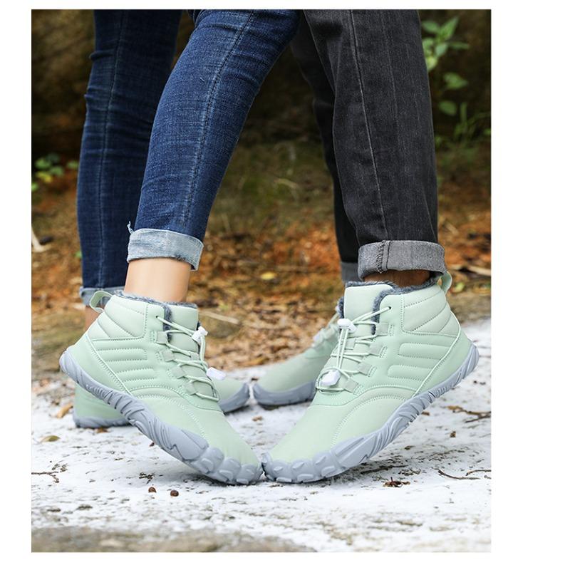 Outdoor Sports Shoes, Men and Women Padded Warm Boots, Wear-resistant Non-slip Snow Boots, Winter Thickening Couple Shoes