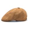 Classic Cap Autumn Winter Peaked Cap Suede Forward Cap Vintage Beret Painter's Cap