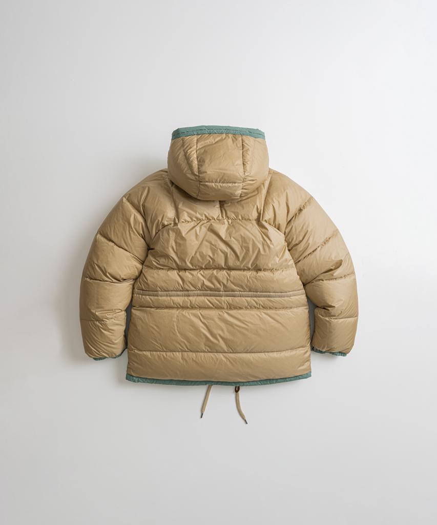 BEHEAVYER Sierra Duck Down Parka Sage Green/Tan