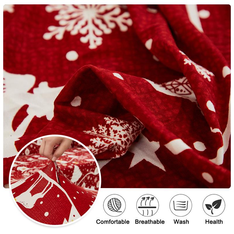 Stretchy Christmas Sofa Cover Soft Sofa Slipcovers For Living Room Washable Furniture Protectorastic Bottom For Kids, Pets