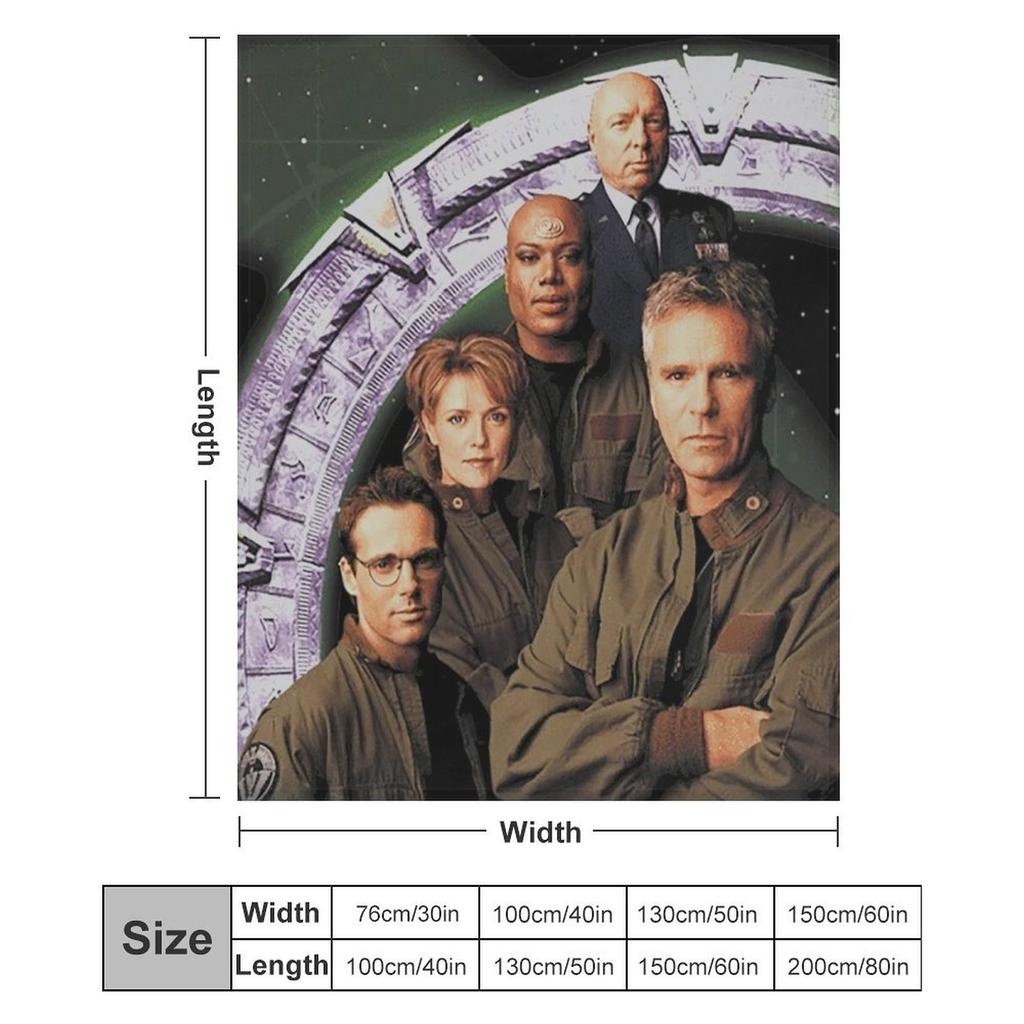 Stargate SG1 Throw Blanket Luxury St Moving Stuffeds Summer Blankets