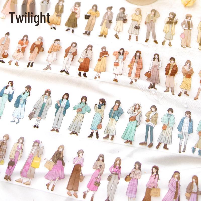 Twilight Tape: First Love Whisper Series - Journal Decoration & Collage Stickers (4 Types)