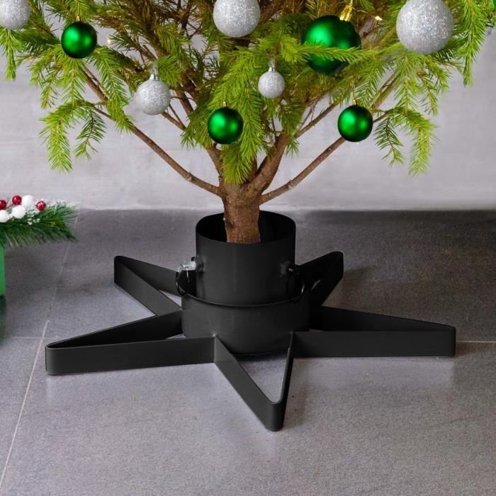 VidaXL Support de sapin de Noël Noir 47x47x13,5 cm 331315