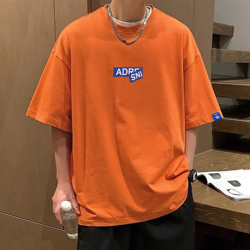 Letní pánské tričko nadměrné velikosti s krátkým rukávem ležérní volné pánské triko unisex streetwear top trička