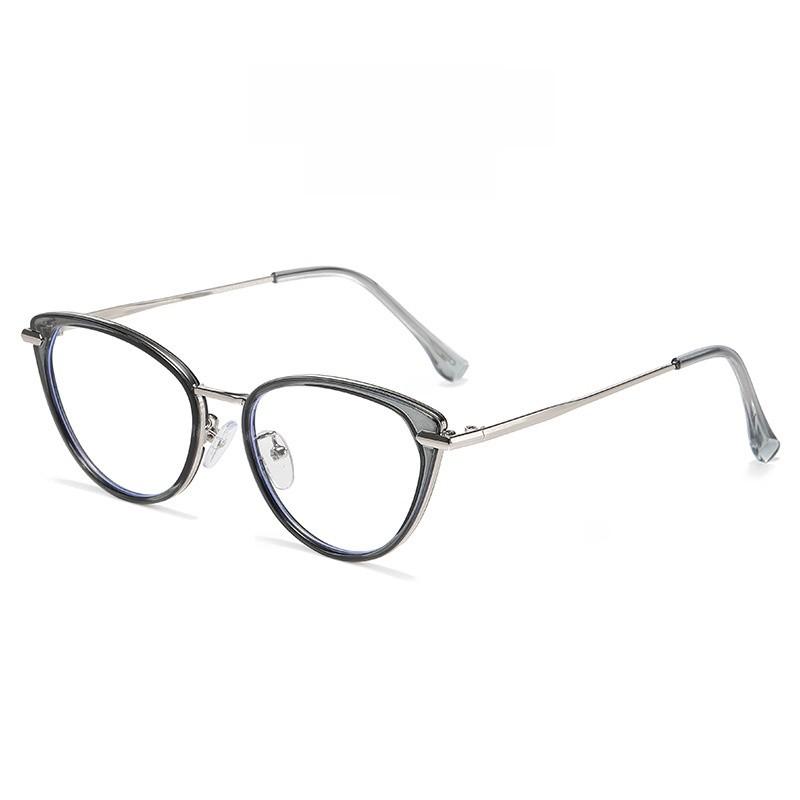 Vintage Cat Eye Spectacle Frame For Women Blue Light Protection Lightweight Tr90 And Metal Design