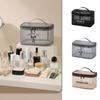 Transparent Toiletry Bag Large Capacity Make Up Organizer Bag Portable Mesh  Cosmetic Bag  Travel