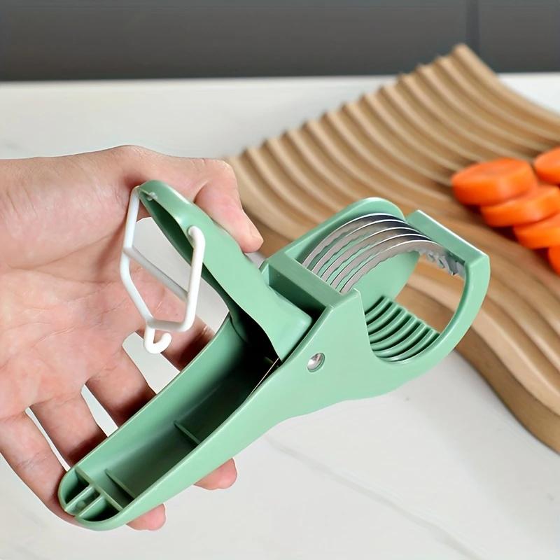 Multifunctional Kitchen Fruit Vegetable Slicer Stainless Steel Rustproof For Cucumber Potato Carrot BBQ Catering Home Use