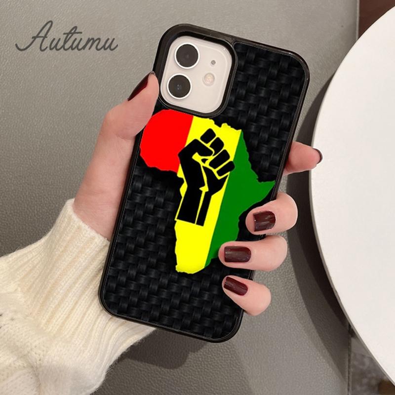 AFRICA MAP Phone Case for iPhone 11 12 13 14 Pro Max Mini X XR XS SE 2020 5 6S 7 8 Plus Samsung Galaxy S21 S22 Cover Shell