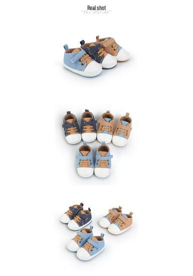 Unisex Baby Soft Sole Canvas Shoes for 0-12 Months - Perfect for Spring & Autumn Walking