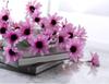 1PCS 5 Heads Artificial  Fake Flowers Small Daisy Wedding Bouquet Party Home Decor