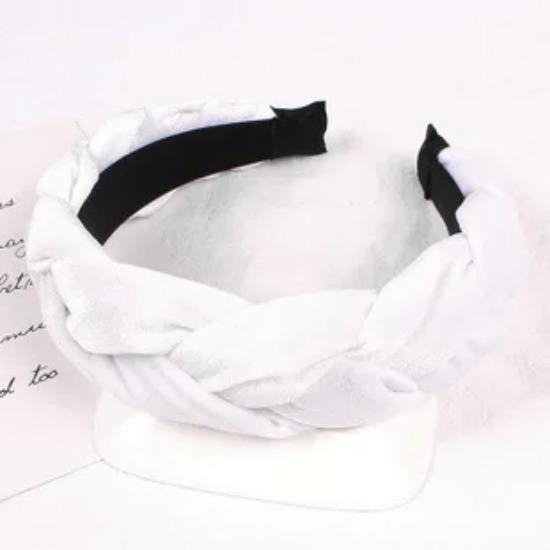 Fasce per Capelli Grandi in Velluto Intrecciato a Torsioni Parrucca Intrecciata Fascia per la Testa a Treccia Larga Accessori per Capelli Donna
