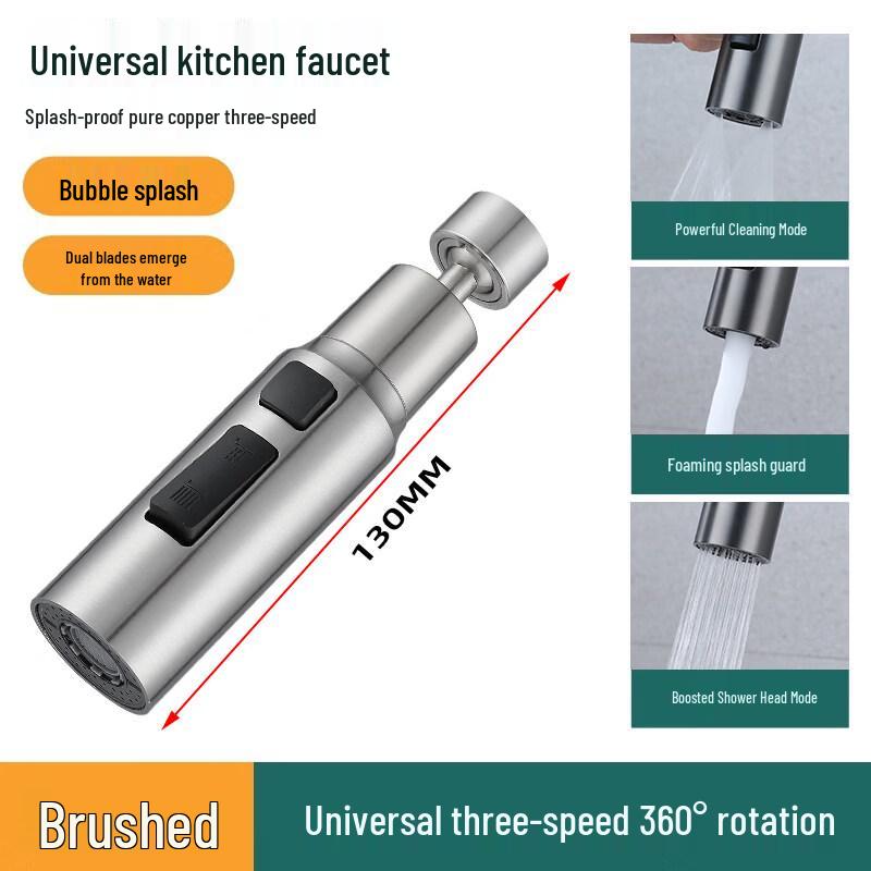Universal Rotatable Anti-Splash Faucet Extender
