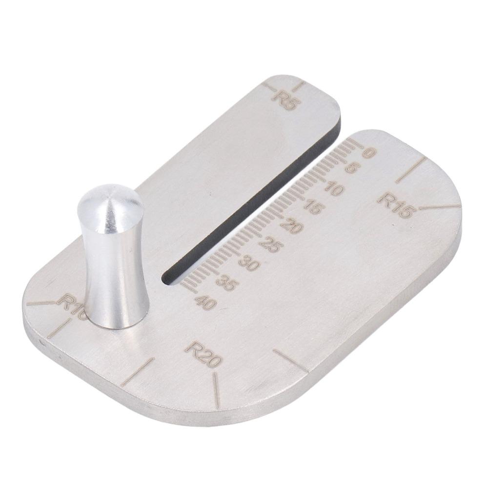 Stainless Steel Leather Stitching Aid Auxiliary Chopper Leather Crafting Tool For DIY Handicrafts