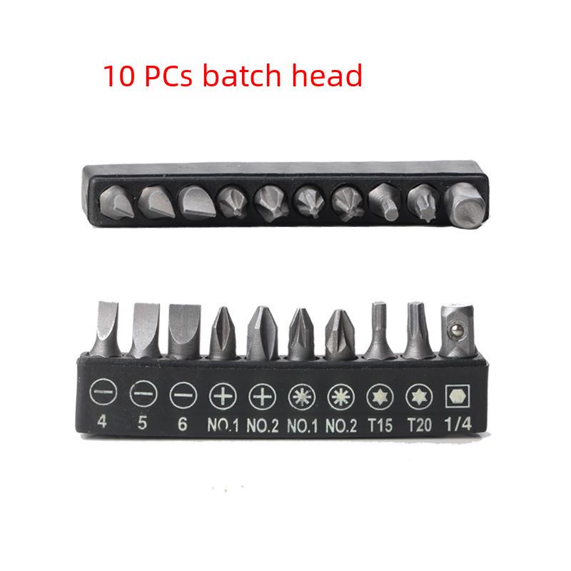 Mini Double-Ended L-Shaped Socket Wrench with 6.35mm Air Screwdriver Extension Rod