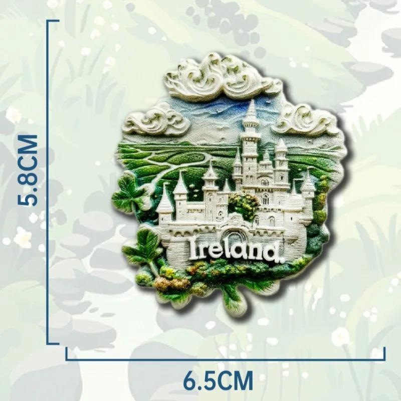 Irland Kühlschrankaufkleber Edinburgh Reise Souvenirs Kleeblatt Kühlschrankmagnete Heimdeko Hochzeitsgeschenke
