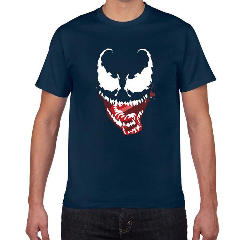 Premium Comic Venom Spider-man Men Short Sleeve T-shirt For Casual Cosplay Wear