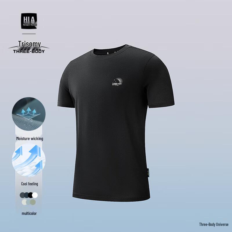 HLA Heilan Home  The Three-Body Problem  Collaboration Short Sleeve T-Shirt 5XL
