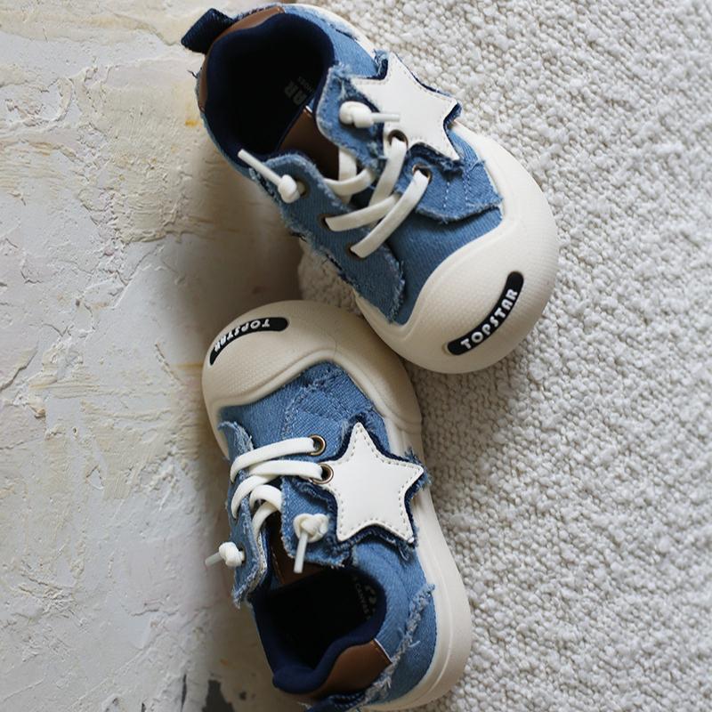 Корейская версия Laughing Classmates Детская парусиновая обувь для мальчиков и девочек — фото 11